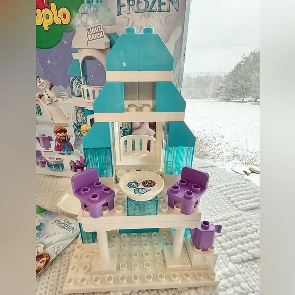 LEGO DUPLO Disney Princess Frozen Ice Castle 10899 Building Toy with Light Brick - Picture 9 of 10